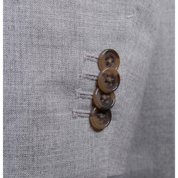 Banana Republic Vitale Barberis 21 Micron Wool 46L Sport Coat Tailored Slim EUC - Picture 7 of 15